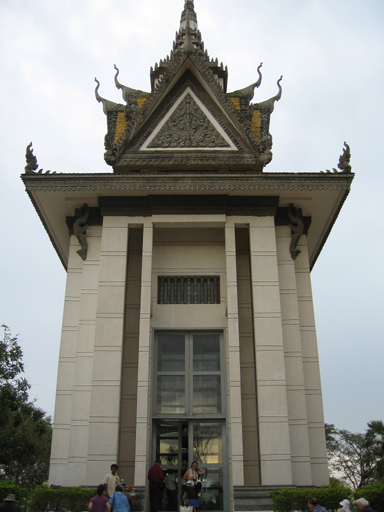 Monument of those killed by the Khmer Rouge