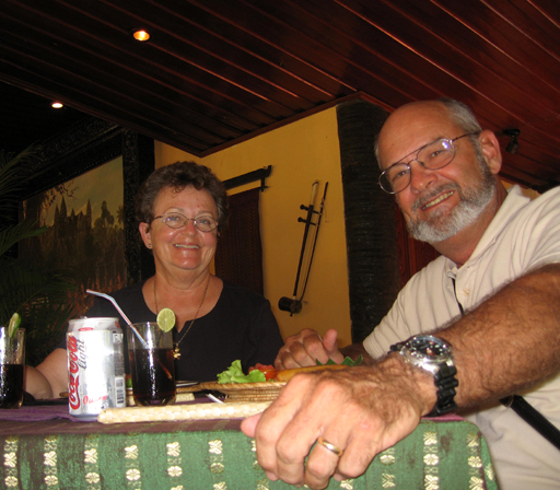 Walt and Jane in Siem Reap