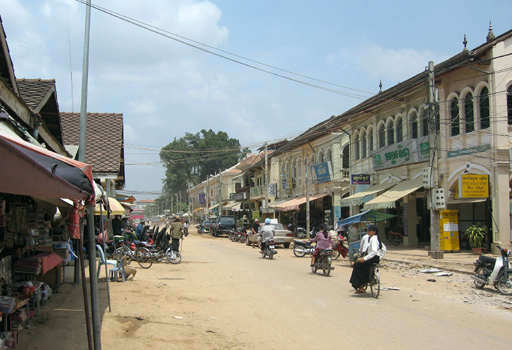 Market Street in Siem Reap