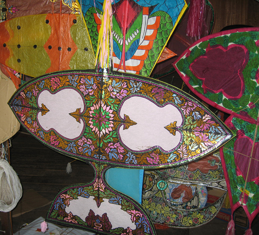 Kite making shop in Kota Bharu